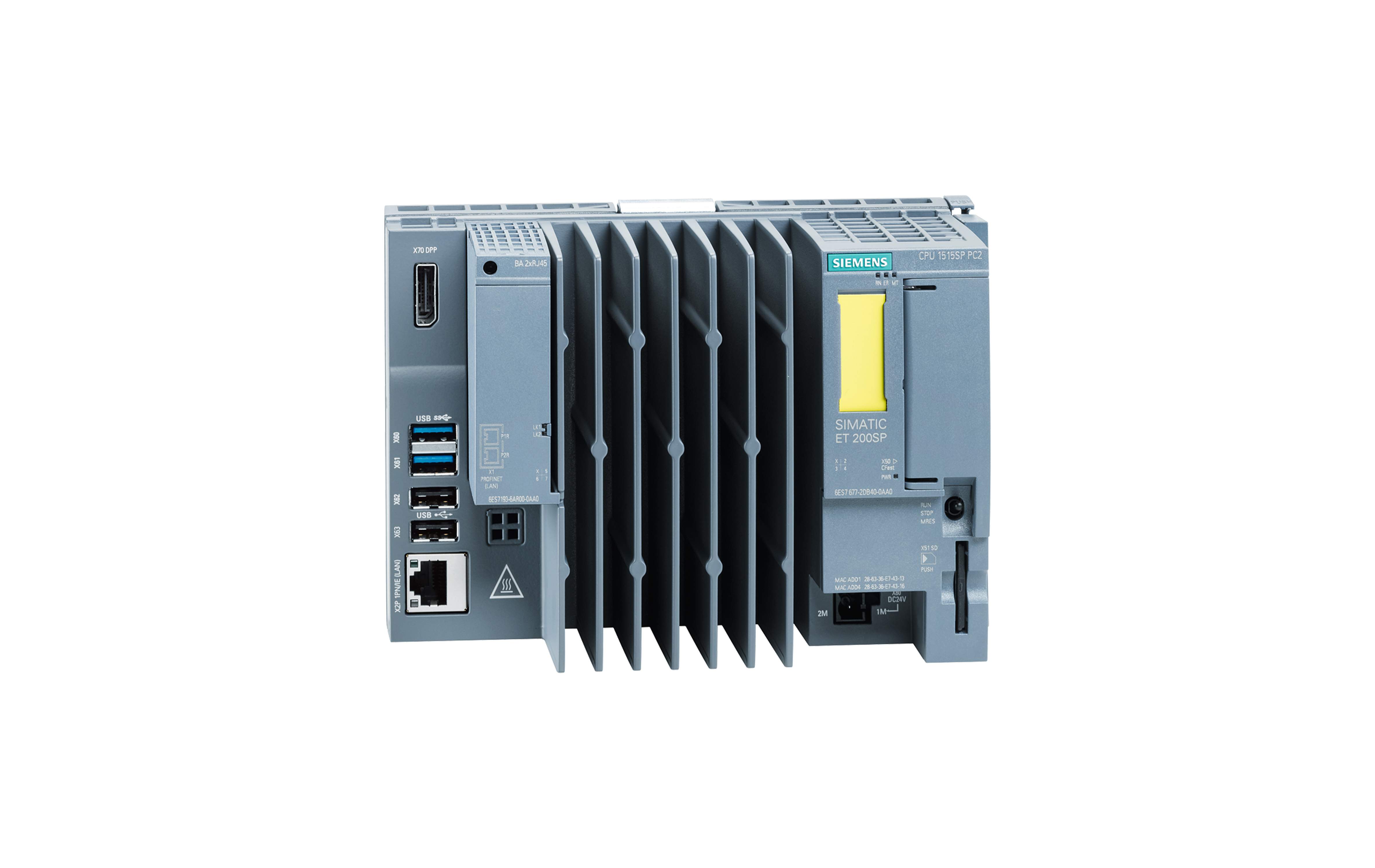 سی پی یو سری ET 200SP مدل CPU 1515SP PC2 TF + HMI 512PT با کد فنی 6ES7677-2WB42-0GL0